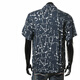 ARMANI/阿玛尼 EA 男士时尚休闲刺绣鹰标宽松短袖衬衫 EM000593 AF12351 天蓝/白 F0027 偏大1码 2XL