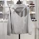 Li Ning Sports Windbreaker para mujeres 2025 NUEVO GRUPO COMPRA SERIE DE CARDIGO RESISTENTE RESISTENTE AFDV698 AFDV698-4 Gray S tranquilo S
