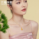 
Liufu Jewelry Fuman Heirloom Gold Gourd Gold Pendant Pendant Single piece without necklace Priced G16G0014DS 7.44 grams (including labor cost 841 yuan) Enlarged version