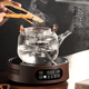 Yipot tea boiling teapot steaming integrated teapot household thickened high temperature resistant open flame electric ceramic stove glass kettle