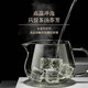 KAMJOVE high borosilicate glass teapot glass liner tea water separation elegant cup 2025 new flower teapot with filter