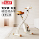 IRONMAN Cycling Sports Equipment Indoor Home Foldable Magnetic Control Exercise Bike Milk Brown - Foldable - No Installation + Door-to-Door Delivery