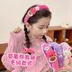 Suyi Embroidered Children's Strawberry Bear Headband 2024 New Girls' Plush Headband Does Not Strap Cute Baby Hairpin Girl's Hairband Love Rabbit Headband
