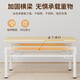 Xing'ao Shengtang foldable tea table for living room, small apartment, non-solid wood small table, simple tea table for bedroom study, white frame, white surface, single layer 100*50*55 single table