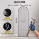 Feiwang Tengda household floor-standing full-body mirror wall-mounted bedroom entrance dressing mirror makeup mirror without punching room large mirror [HD explosion-proof] elegant black 40*150 [Spot delivery quickly, door-to-door delivery]