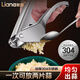 Lianna 304 stainless steel garlic press integrated thickened garlic squeezer garlic paste kitchen manual garlic masher Yuewan 304 garlic press 72 holes ultra-fine