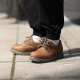 Cat Carter Herren Goodyear strukturelle Kleidung-resistente Kuhläppchen-Leder Retro Low Top Casual Worker Schuhe