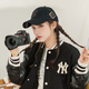 美职棒（MLB）旗舰官网男女硬顶帽子秋冬季休闲帽遮阳鸭舌帽情侣棒球帽礼物 纽约洋基队/金标 均码 F