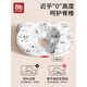 Aibedila baby shaping pillow for 0 to 6 months and above to correct head shape, correct and prevent eccentric head, 1 year old and 3 years old, silicone newborn baby pillow