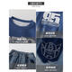 McTicco boy sweatshirt suit 2025 spring and autumn new style children's spring handsome fashionable boy big children's trousers spring suit 4770 gradient +13077 denim blue suit 120