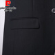 Pierre Cardin Suit Suit Men's Business Slim Professional Formal Small Suit Male Groomsman Clothing Groom Wedding Dress Jacket Black Double Button Suit+Trousers+Vest+Shirt+Tie+Gift Box XL 175 Suitable for 115-130Jin Jin equals 0.5 kg