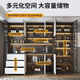 
Chivas solid wood sideboard against the wall multi-functional integrated cabinet restaurant kitchen simple modern custom storage cabinet heightened wine cabinet milk brown color delivery to household package installation style 15280*40*220