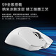 Forerunner (EWEADN) S9Pro/Ultra wireless Bluetooth wired three-mode mouse rechargeable e-sports gaming mouse PAW3950/3395 chip computer desktop notebook tablet mouse white-three-mode PAW3395+Huanyu micro-movement