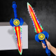 SHANYE Sword Luminoso de Shanye La espada brillante es la espada brillante Glitter Glitter Soft Glue Soft Glue Simulada Plasa de plástico Pistola Light Gun Batter