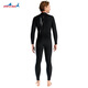 DIVE&SAIL swimsuit men's thickened 1.5MM long-sleeved one-piece wetsuit men's large size warm and cold snorkeling surfing swimsuit black M (recommended weight 135-150Jin Jin equals 0.5 kg)