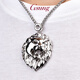 GsunG platinum PT950 retro lion head pendant men's lion pendant platinum domineering lion head pendant chain pendant Price by gram, please contact customer service before bidding