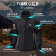 Raincoat moto roulant vélo électrique plein dans le corps en plein air étanche à l'épreuve des hommes et femmes adultes de livraison divisée Rider noir [anti-tempo-storm] Design respirant à 2 couches L [160-170 cm] [Livraison le même jour]