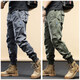 Romon American Retro Work Hosen Herren Frühling und Herbst neuer Stil Männer vielseitige Füße Casual Lose Trendy Wear-Resistant Long Hosen Herren Schwarzer Sommerstil 679 28 (Empfohlen 90-110Jin [Jin gleich 0,5 kg])