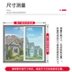 Nolantin side-opening screen window, special zipper Velcro for inner-opening window, self-adhesive anti-mosquito and sand curtain net for home use without punching and self-assembly, push-out window-side opening, gray gauze and black stickers, width 60x height 120cm