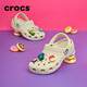 Crocs (CROCS) Classic Crocs Children's Shoes Outdoor Casual Shoes Sandals/206991/206990 Bone White-2Y2 (Including Zhibixing) 28 (165mm)