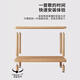Yimi Love Coffee Table Shelf Small Solid Wood Modern Simple Living Room Bedside Cabinet 0.4m*0.4m BJ-01