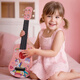 
Test brand 09061 Ukulele Children Beginners Professional Grade Small Guitar Baby Birthday Gift Girl Early Education Small Guitar Musical Instrument Pink Unicorn [full set of accessories]