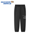 Skechers斯凯奇童装春秋男女童束脚长裤儿童休闲时尚运动裤子L225K066 碳黑/0018 150
