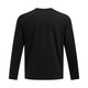 Under Armor (UNDERARMOUR) Spring and Summer Project Rock Johnson Men's Sports and Leisure Long-Sleeved T-Shirt 1386871 Black 001 XL