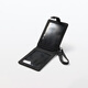 MUJI self-standing card holder with telescopic buckle lanyard bus card holder black