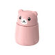 Haiyiduo pill grinder bear creative medicine grinder grinds medicine grinder powder grinder convenient to carry medicine grinder 7*7*9.2cm pink