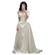 Osef Morning Robe Bride Свадебное обручальное платье фото платье атласное французское легкое свадебное платье одно плечо для студенческого дня для взрослых подарок S