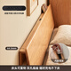 
Original solid wood bed Oak Nordic simple master bedroom large double bed 1.5x2m low body bed + mattress 20cm-L701G