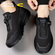 Camel Dynamic Sports Schuhe für Männer Frühling Neue Männer-Freizeitschuhe weiche Sohle nicht rutschfestes Urban Outdoor Wanderschuhe Schwarz [weiche Softtiere] Nicht-Schlupf 3527 42 Standard Lederschuhgröße