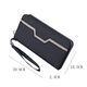 
Tuzun canvas handbag men's wallet long zipper clutch men's mobile phone bag men's large capacity wallet wristband 13802 canvas handbag black