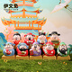 THE RABBIT IVEN Guochao Blind Box Ornaments Creative Hand Figures God of Wealth Office Ornaments Birthday Gifts Cultural and Creative Souvenirs Housewarming Gifts Nine-Road God of Wealth Blind Boxes Full Box of 8 + Gift Bag