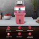 ISE Food Waste Disposer Kitchen Household Food Waste Intelligent Silent Sewer Shredder Remote Control Warranty