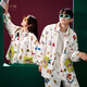 Gongdie Crayon Shin-chan joint couple's pajamas for women autumn and winter coral velvet warm men's pajamas and home clothes XYT-LBXX23763 male (white plush) 2XL (recommended 140-160 Jin Jin equals 0.5 kg)