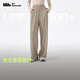 蕉下（beneunder）休闲裤女装高腰夏季宽松显瘦裤子阔腿防晒裤AL844 清浅绿 S