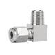 304 stainless steel ferrule elbow middle double clip instrument copper gas source pipe 90 degree variation diameter right angle elbow pneumatic joint ZG1/4-10
