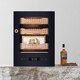 Vinokraf constant temperature and humidity controlled cigar cabinet for home use moisturizing South American cedar wood insect-proof balanced humidity black 50AH 50L