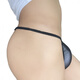 Men's fully transparent thong gay sexy no-take-off pure desire T-pants sexy sexy underwear sexy 0 fat times black one size
