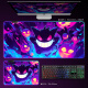 
Aoyanlai RGB luminous mouse pad super large Pokémon Genggui e-sports keyboard pad animation table mat atmosphere light strip DD-3291 upgraded waterproof RGB Genggui 1000x500mm 4mm