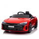 Fun baby Audi RS-GT children's electric car four-wheeled children's remote control car can sit on baby stroller toy car can sit on people, four-wheel drive, white, all functions + leather seat