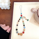 Lingjun eighteen seeds mobile phone lanyard mobile phone chain pendant safe transfer gift bag pendant exquisite Bodhi seed beads eighteen seeds mobile phone pendant has passed the fragrant