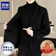 Romon double-sided woolen coat men's youth business casual woolen woolen coat men's autumn and winter high-end woolen suit men DY3302 khaki herringbone L recommended 120-135Jin Jin equals 0.5 kg