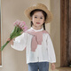 LUSON Chen Big Pig Little O Baby Girl Forest Long-sleeved Shirt Women's Wooden Ears 2025 Early Autumn Clothes Children's Doll Shirt