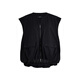 AUM (AUM) easy suit AUM spring new bud-shaped work-style vest black sickle pants black work-wear vest L