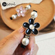 SO SOUL ponytail clip headwear half-tied hair clip small hair volume small hair clip female back of the head one-word clip spring clip horizontal clip black