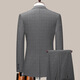 SUSTYLE luxury high-end brand men's high-end suit suit men's new business professional formal suit dress gray gift box XL 175