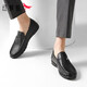 Red Dragonfly (Red Dragonfly) Herrenschuhe Neue Top-Layer-Schaffell-Leder-Lederschuhe Herren Leder Soft Sohle Beanie Schuhe Lazy Driving Schuhe Schwarz [Viersaison-Einzelschuhe] WTA15257 42 Lederschuhgröße, dieses Modell 40 = Sportschuhgröße 41